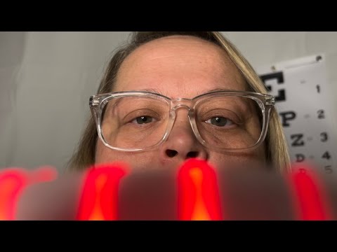 ASMR Cranial Nerve Exam | Camera Touching & Tapping | Light & Visual Triggers | Detailed Eye Exam