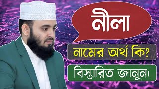 Neela namer ortho ki | What is the meaning of Neela name | Nila name meaning in Bangla