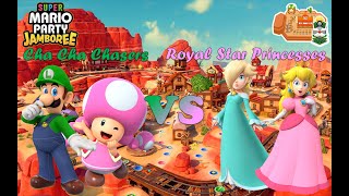 Super Mario Party Jamboree Luigi & Toadette Vs Peach & Rosalina Western Land