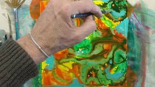 step acrylic painting easy beginners