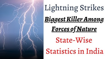 Lightning Strikes in India - Biggest killer among forces of nature in India #upscstats #ias #pcsprep