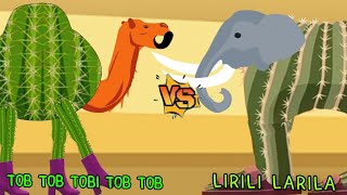 Download Lagu Tob Tob Tobi Tob Tob vs Lirili Larila [S1] | Animal Animation MP3