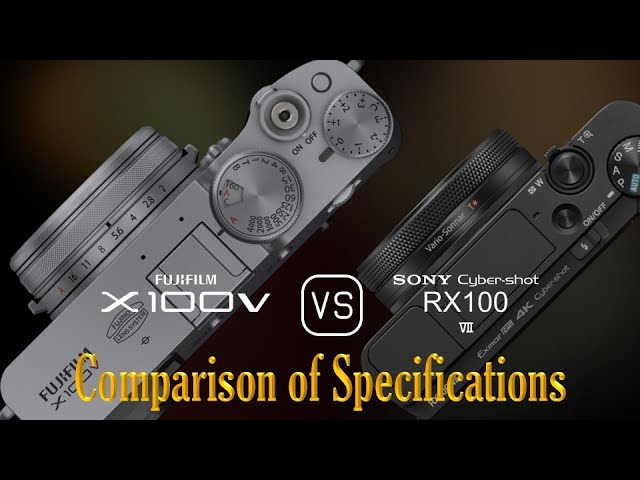 camera rx100 vii vs fuji x100v