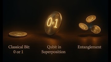 Quantum QUBIT explained in simple coin metaphors