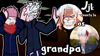 JJK reacts to GARP ONE PIECE as GOJO’S GRANDPA 👺👊 Gacha reacts to #jjk #jjk3 #onepiece 