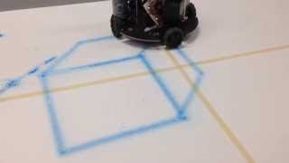 Chalkbot - Chalk Drawing Robot - Cube Drawing Demonstration