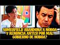 SOMERFIELD ABANDONA A NOBOA Y RENUNCIA ANTES! POR MAL GOBIERNO DE NOBOA?