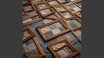 Patchwork Quilt of Broken Frames