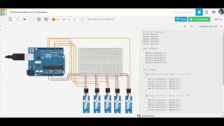 Servo Motor Control TinkerCAD