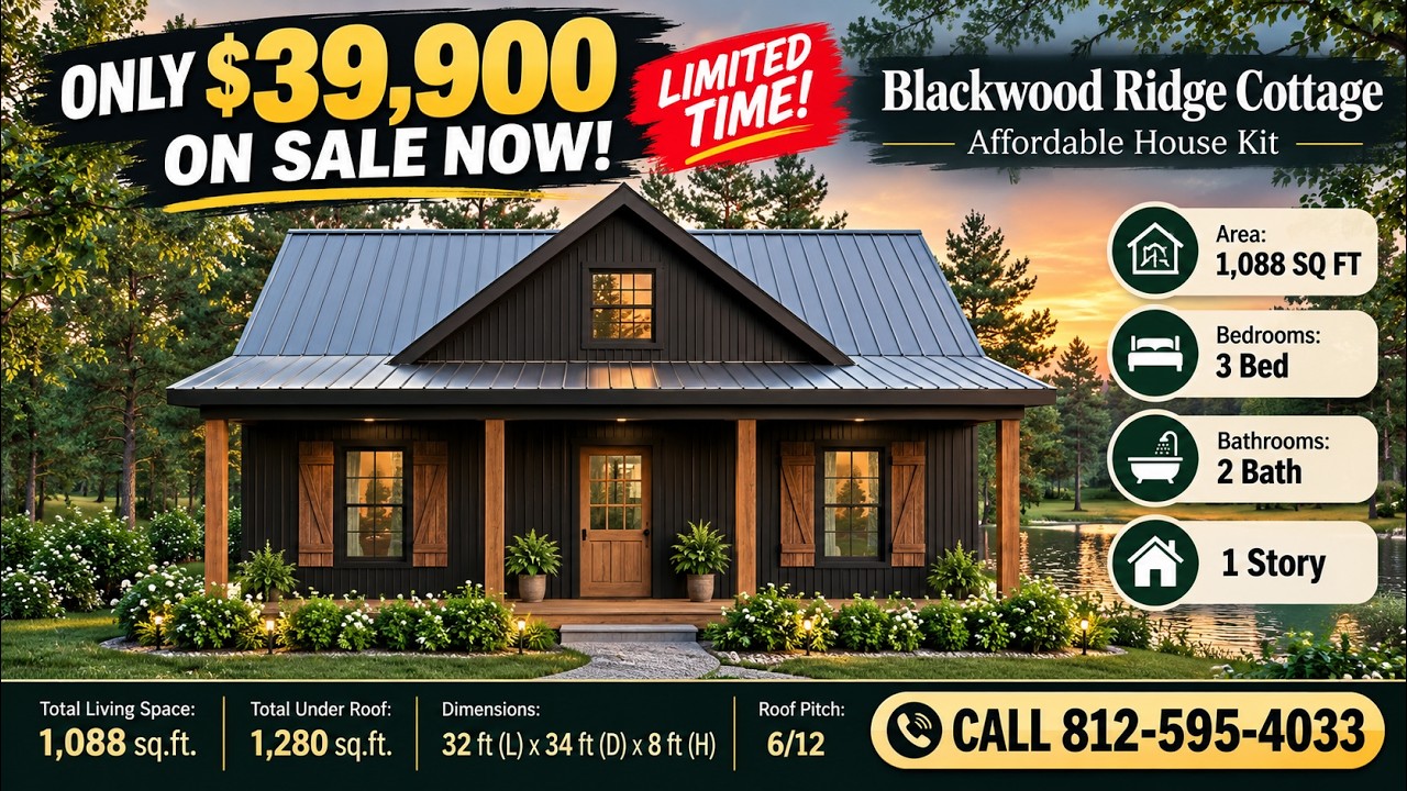 ONLY $79K MODULAR CABIN?! Big Bertha 1.0 & Big Bertha 3.0 | Amish Modular Homes & Prefab Homes