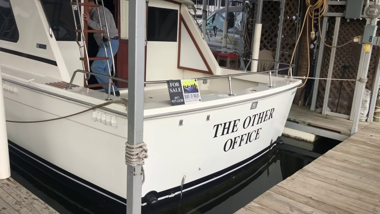 Boats of Dallas 1977 Trojan 28 video 4 YouTube