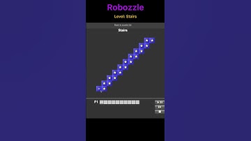 Robozzle: Stairs #puzzlegame #puzzle #algorithms #robozzle #coding #recursion #iteration