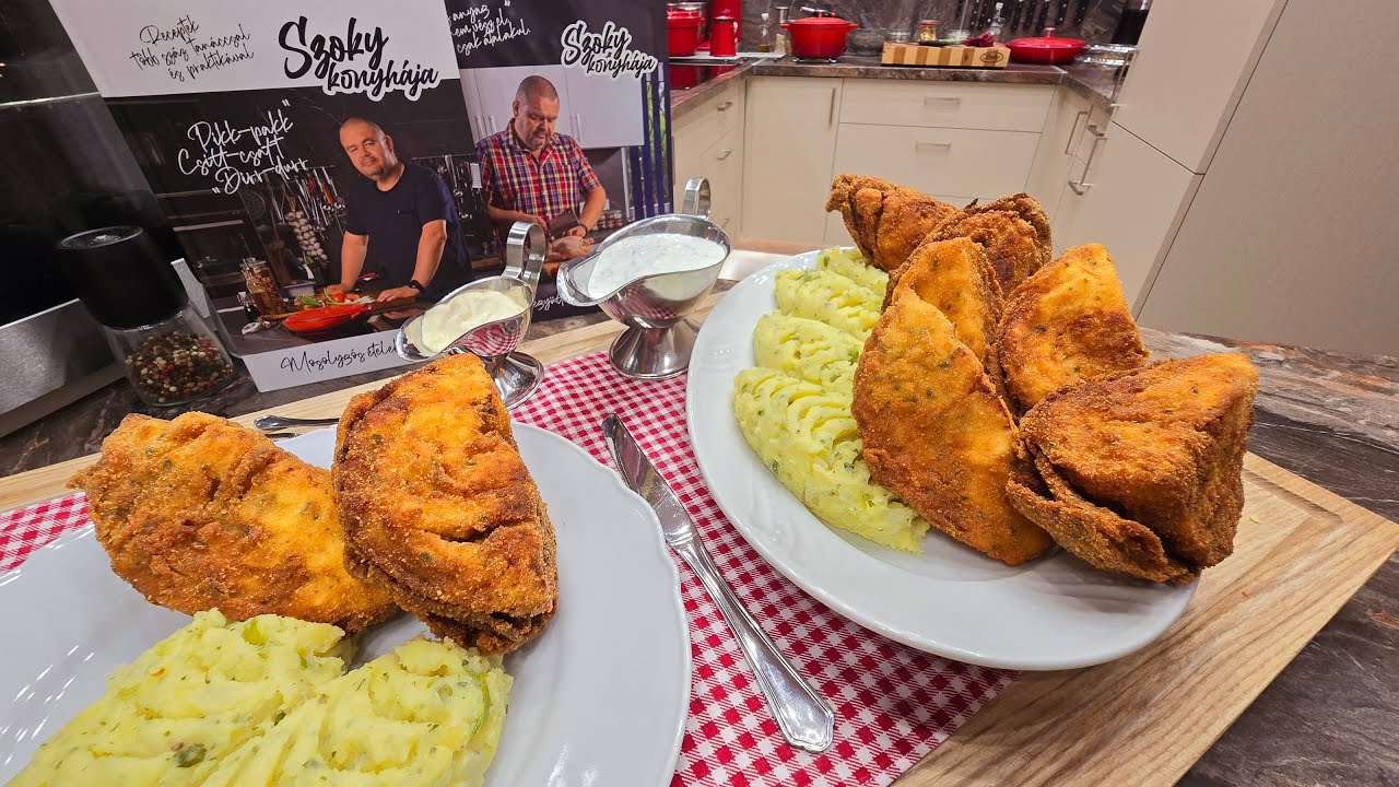 Rántott kelkáposzta HTB. Fokhagymás mártogatóssal  @szokykonyhaja