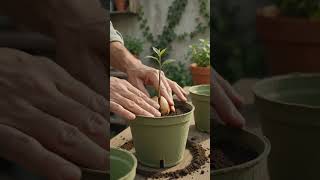 How to Plant and Grow an Avocado Tree from Seed at Home #avon #garden #shorts