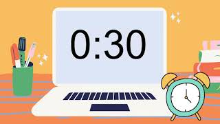 30 SECONDS DIGITAL TIMER WITH ALARM w/o music | TEACHER AIKA screenshot 4