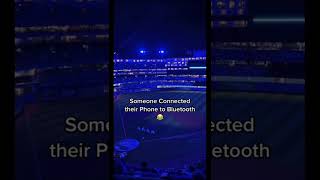 Connecting a Phone to Bluetooth at a Stadium!