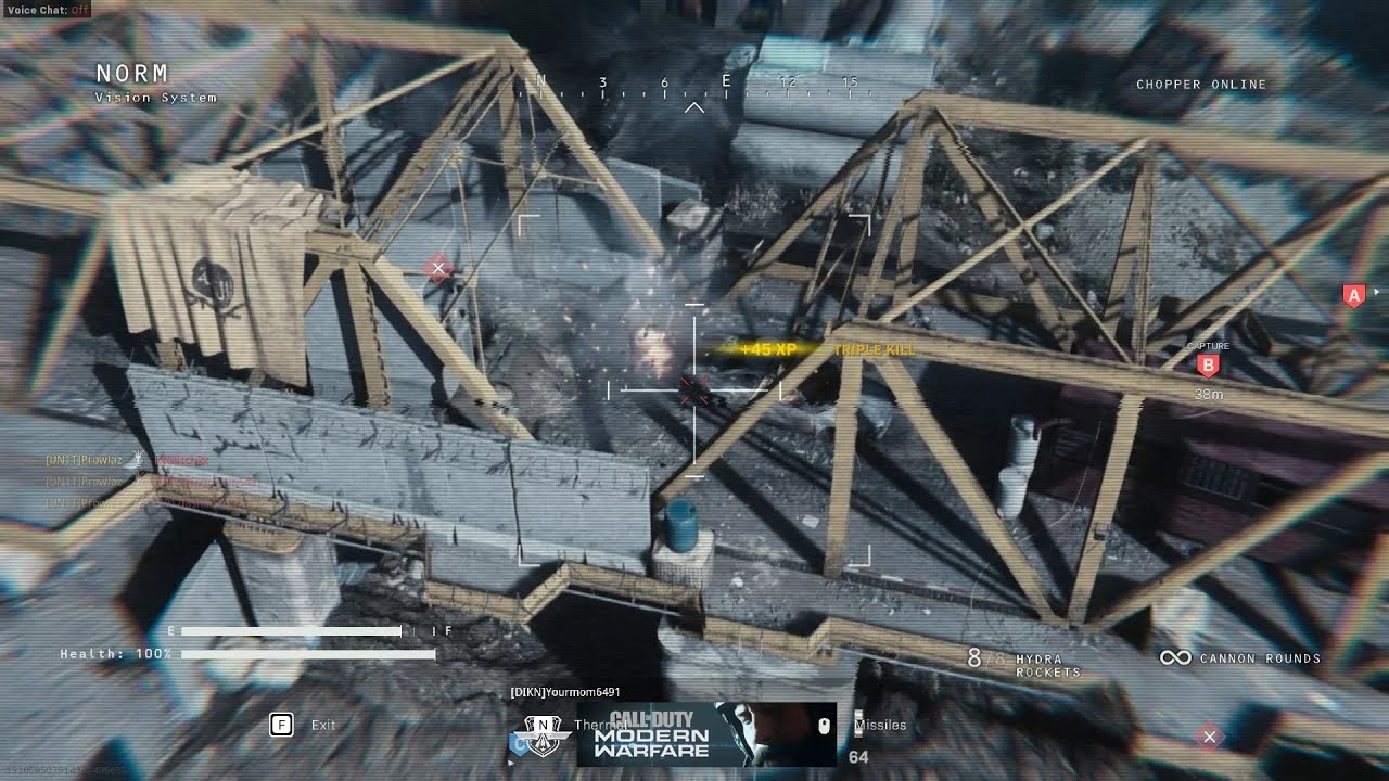Modern Warfare - First Chopper Gunner Euphrates Bridge | PvP Clip