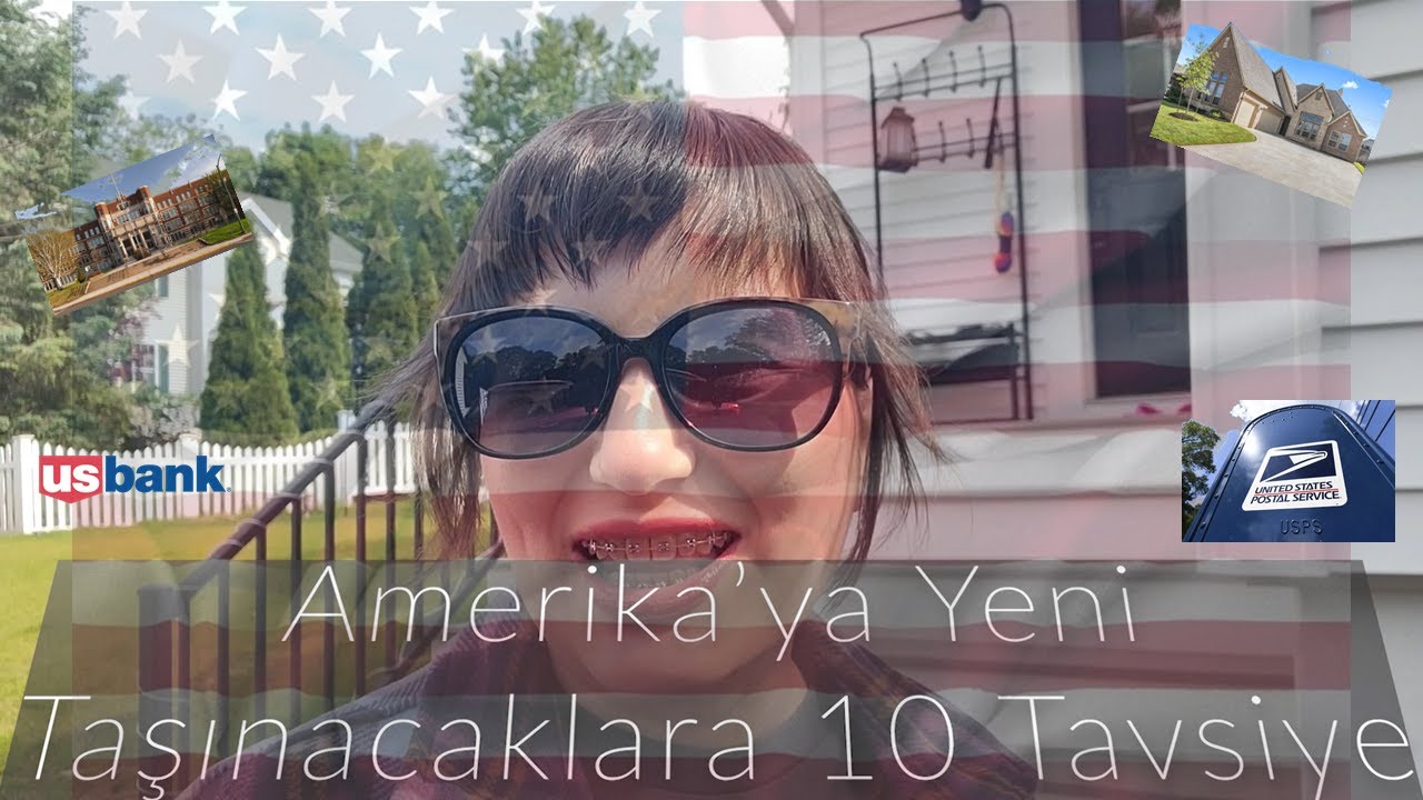Amerika'ya Yeni Gelenler İçin Hayat Kurtaran Tavsiyeler | Ev, Okul, Banka, Kredi Kartı, Vergi, USPS!