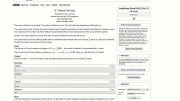 Codeforces Round #527 (Div. 3) |Teams Forming | 1092 B | Solution in C