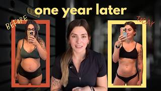 How I Actually Got Results...My One Year Postpartum Update (45lbs Down)