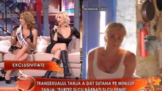 Transexuala Tanja a pus ochii pe Daniela Crudu!