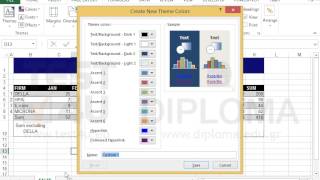 Create A Custom Color Template With Name Test4U.