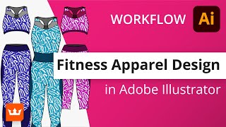 Fitness Apparel Design Workflow in Adobe Illustrator | Astute Graphics