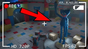 Hidden camera RECORDED Huggy Wuggy ESCAPE! (Poppy Playtime)