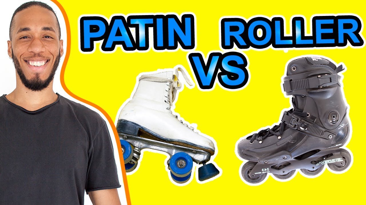 Le patin a roulettes plus facile que le roller ?