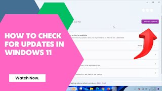 How to Check for Updates in Windows 11: Keep Your PC Secure and Up-to-Date