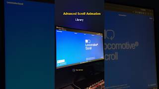 Best Scrolling Animation Library 😱 #webdesign #design #3dwebsite #uxdesign