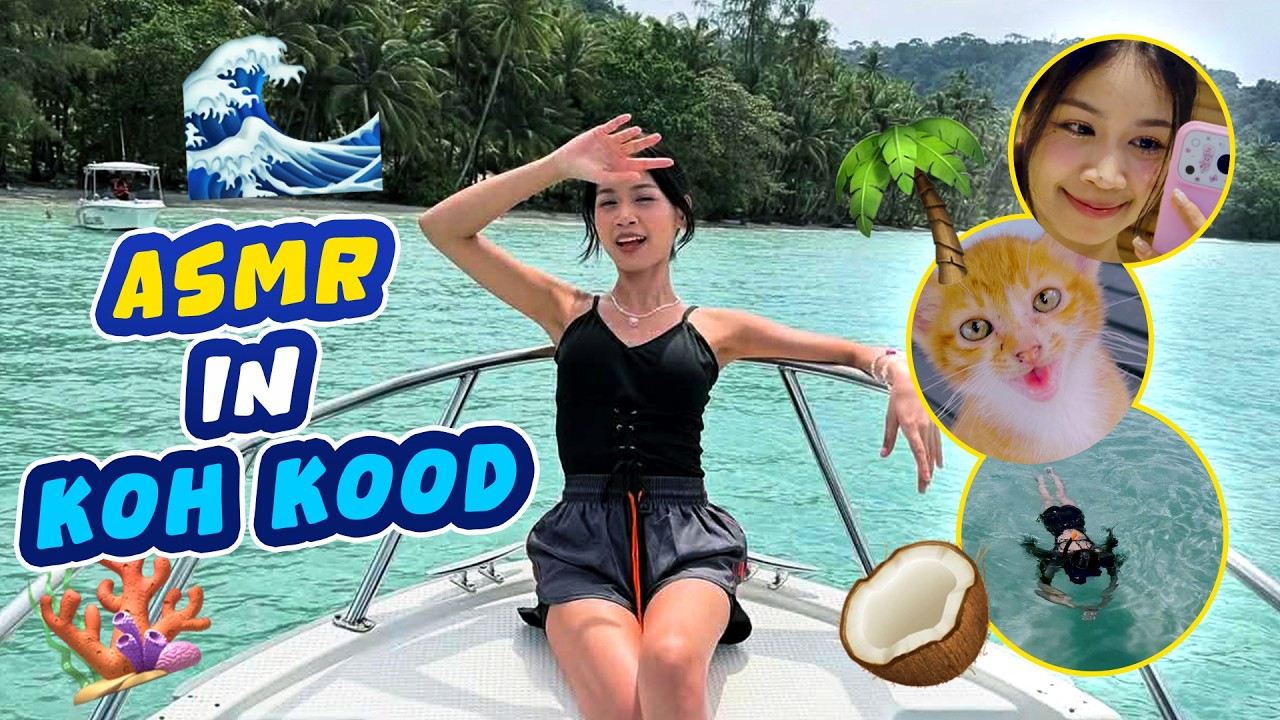 ASMR Koh Kood Vlog 🌊🌴🥥 My First Time in Koh Kood! - YouTube