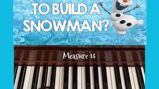 Do You Want To Build A Snowman: Measure 13 (Tutorial)