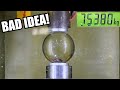 Best dangerous and strongest hydraulic press moments compilation vol 3