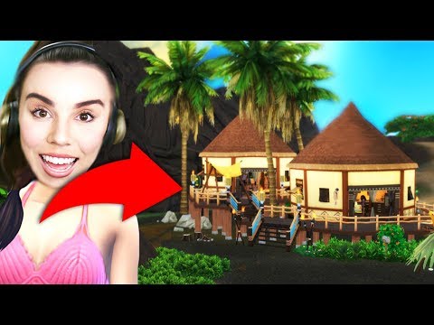 ISLAND BEACH HUT BUILD! (Off The Grid) The Sims 4 Island Living