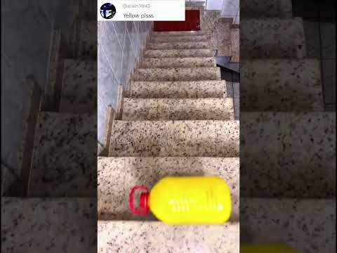 bottles falling down stairs | big giant bottle falling down stairs | part 2