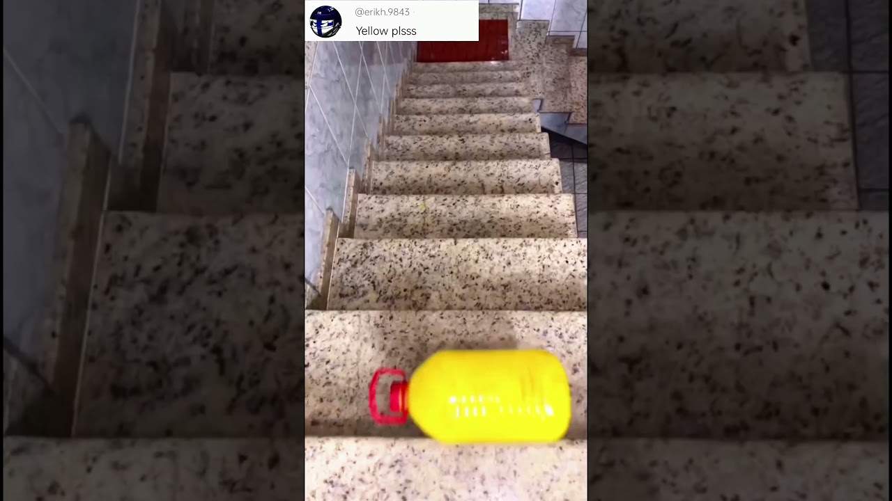 bottles falling down stairs | big giant bottle falling down stairs | part 6
