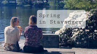 Spring in Norway. Walking around Stavanger and springtime on the fjords