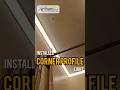 Ek smooth corner light, aur room ka mood instantly shift ho jaata hai ✨️Corner Profile Lights