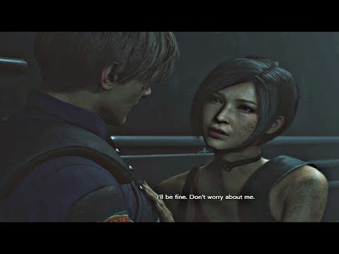 Resident Evil 2 Remake - All Leon & Ada Wong Cutscenes (RE2 Remake 2019) PS4 Pro