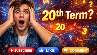 Arithmetic Progression Made Easy: Find the 20th Term Fast! 🔢 | AP Formula Explained"