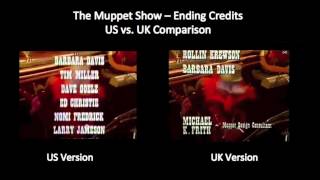 The Muppet Show - Ending With Liza Minnelli Us Vs. Uk Credit Comparison