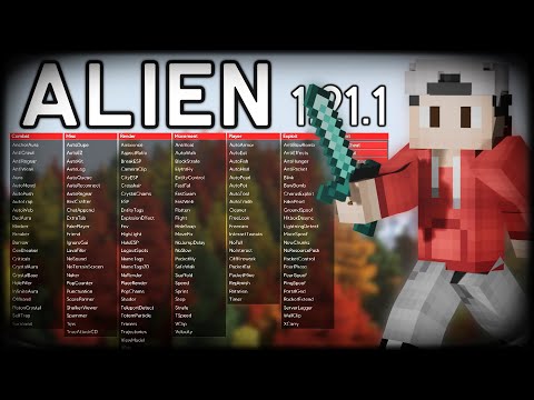Powerful 2B2T Hack Client | Alien For Minecraft Java Edition 1.21.1
