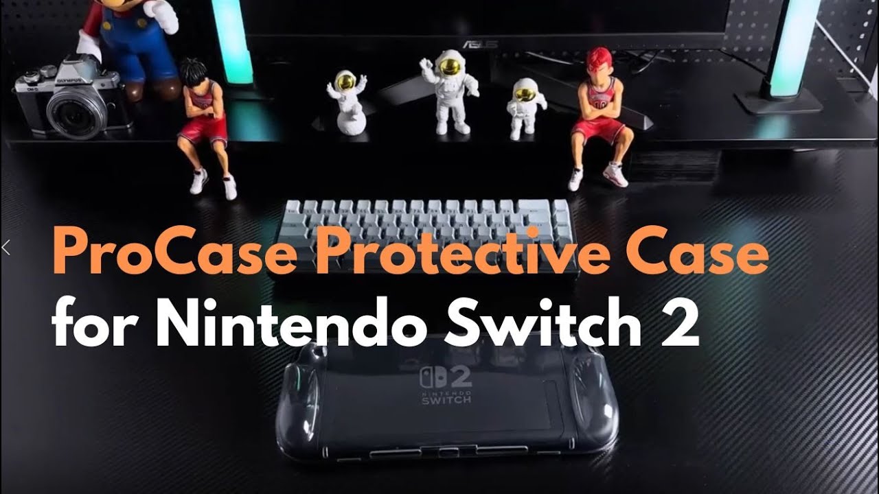 MINIMALIST Protection for Switch 2!🎮 |ProCase Switch 2 Transparent Protective Case