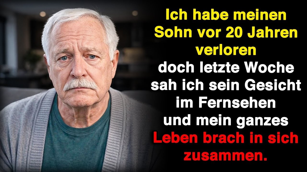Nach zwei Jahrzehnten erkannte ich im Fernsehen ein Gesicht, das meine Vergangenheit zerstörte...