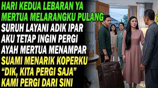 Hari kedua Lebaran, aku dilarang pulang. Ayah mertua menampar, suami justru menarik koper dan pergi.