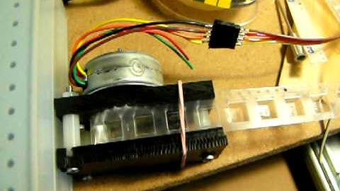 DIY SMT tape feeder test, medium tape