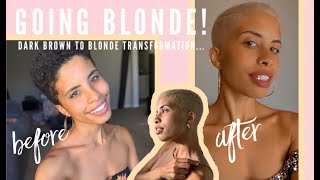 Going Blonde! Virgin Brown Hair to Blonde Transformation| + Do Blondes Have More Fun?