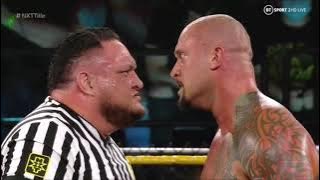 WWE NXT KARRION KROSS ATTACK SAMOA JOE 07/13/21