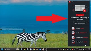 How to close AVIRA popup menu